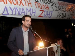 Γαβριήλ Σακελλαρίδης, Ομιλία, Άνω Πατήσια, Ανοιχτή Πόλη