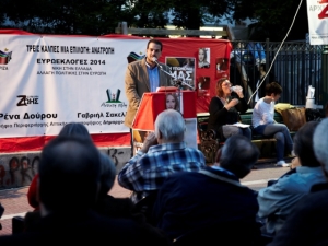 Γαβριήλ Σακελλαρίδης, Ομιλία, Πετράλωνα, Ανοιχτή Πόλη