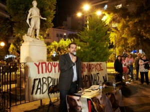 Γαβριήλ Σακελλαρίδης, Ομιλία, Κυψέλη, Ανοιχτή Πόλη