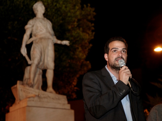 Γαβριήλ Σακελλαρίδης - Ομιλία στην Κυψέλη, Ανοιχτή Πόλη