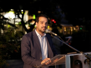 Γαβριήλ Σακελλαρίδης, Ομιλία, Αμπελόκηποι, Ανοιχτή Πόλη