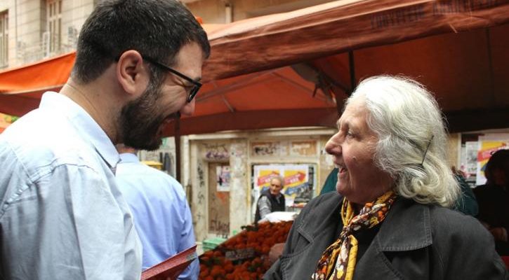 «Στη δική μας Αθήνα δεν υπάρχουν διακρίσεις»: Σε Γκύζη και Εξάρχεια ο Νάσος Ηλιόπουλος