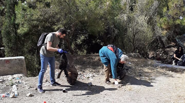 Δράση καθαρισμού στο λόφο του Στρέφη