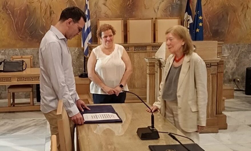 Ορκωμοσία Άννας Φιλίνη